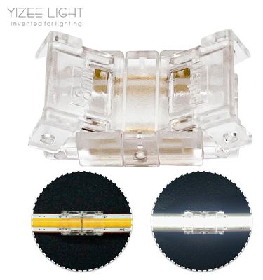 COB LED 스트립 커넥터 코너 8mm 2PIN COB LED 스트립을 위한 스트립에서 스트립